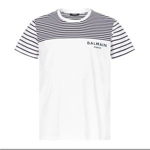 Men’s Balmain striped t-shirt size M